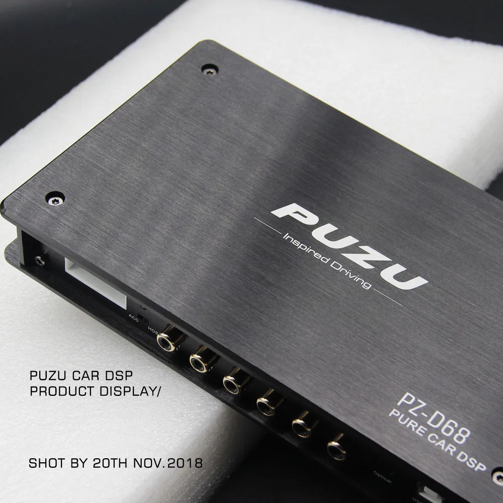 PUZU чистый цифровой процессор сигнала 6ch RCA в 8CH out Car DSP 31band EQ Настройка поддержка