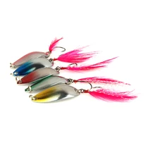 3cm / 2.5g color mixed with 5 horse sequins with feather metal sequins