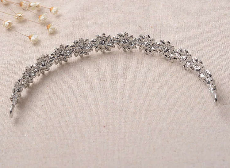 Wedding Crystal Tiara Bridal Flower Girl Prom Party Crown Diamate Headband Piece.jpg (5)