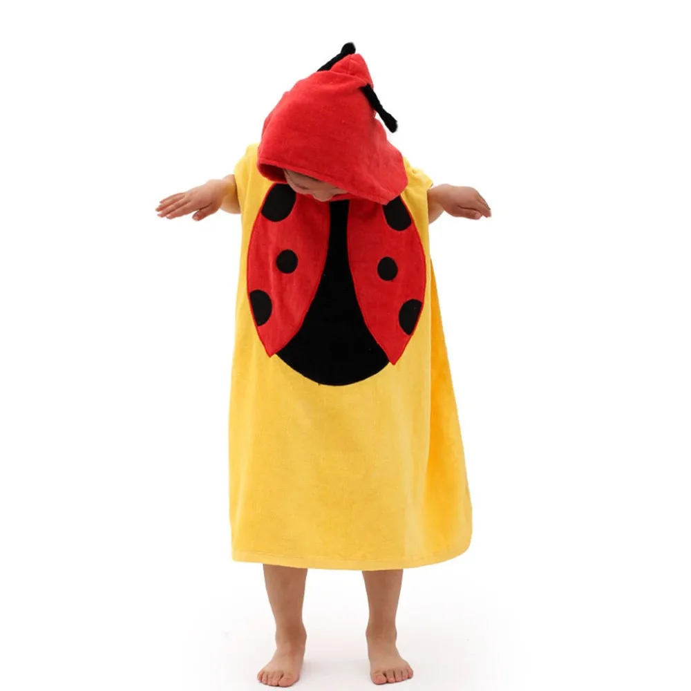 8 Types Animal Baby Hooded Bathrobe