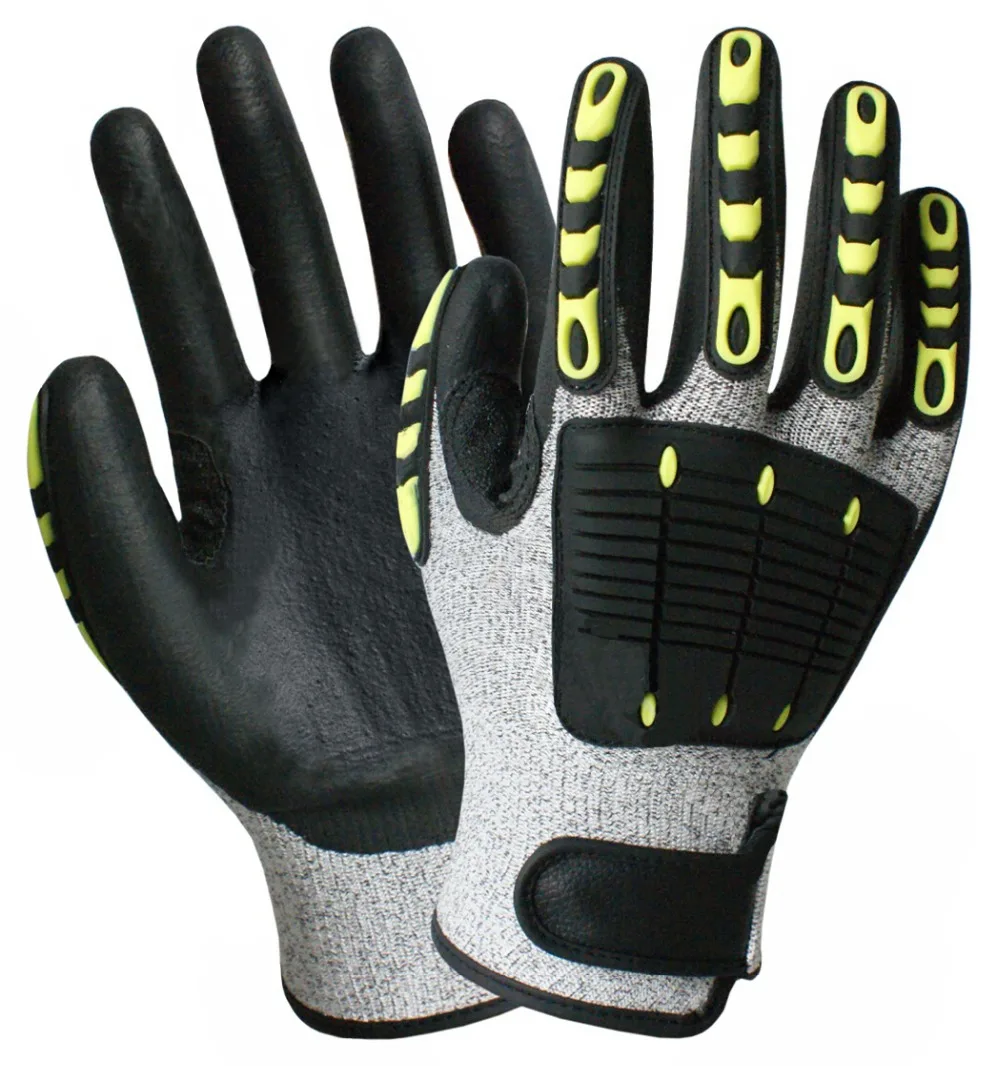 

Anti Vibration Gloves Shock Absorbing Working Gloves Vibrastop Anti-Vibration Full Finger Gloves Impact Resistant Work Gloves
