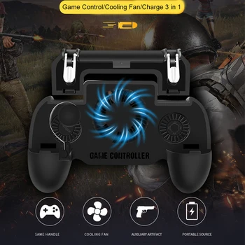 

Phone Game Controller Pubg Mobile Controller Key Gaming Grip Game Joysticks 4.7-6.5inch Android IOS L1R1 Trigger Shoot Handle
