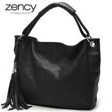 11Cls Bolsas Moda 100% Italiano Suave Borla de Cuero Genuino Bolso de Las Señoras Bolsos de Hombro de Crossbody de La Taleguilla Del Monedero del Totalizador de Las Mujeres