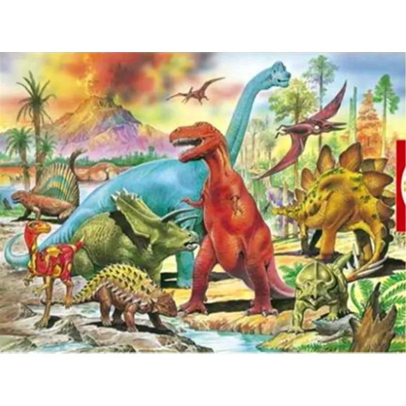 

Diamond Embroidery Sale 5D Diy Diamond Painting Dinosaurs World Full Square Diamonds Cross Stitch Diamond Mosaic Dinosaurs New