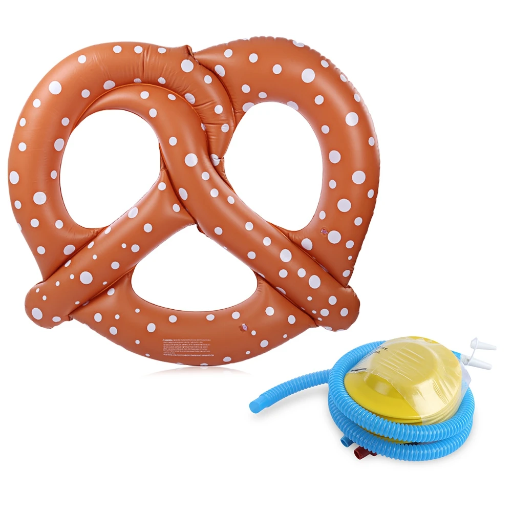 

Summer Kids Pool Beach Inflatable Bread Floating Row Swimming Pool Floating Accessories Toy Seat Float/Bed/Raft Float With Pump