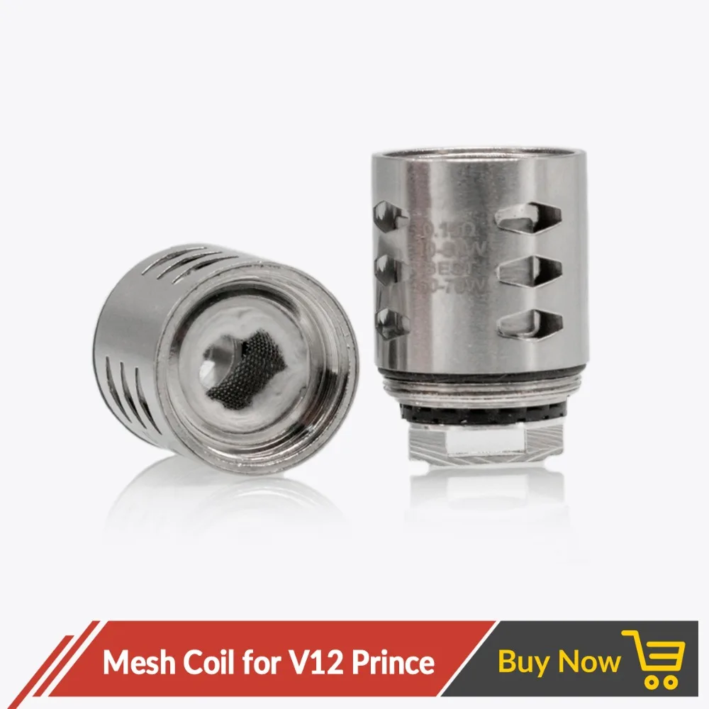 Volcanee Replacement Coil Mesh Core 0.15ohm for TFV12 Prince Cobra Edition Resa Prince Tank Atomizer E Cigarette Mod Vape Coils Volcanee Replacement Coil Mesh Core 0.15ohm for TFV12 Prince Cobra Edition Resa Prince Tank Atomizer E Cigarette Mod Vape Coils