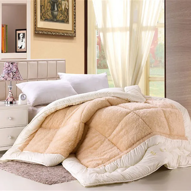 super soft winter comforter wool winter camel duvet keep warm king super soft king size blankets