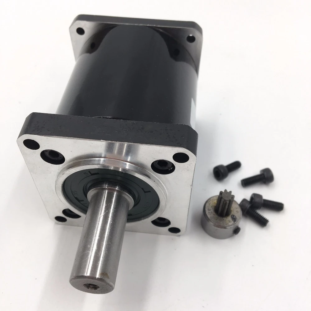 Fevas Nema24 3000rpm 60mm Ratio 3:1 Planetary Gearbox Speed Reducer Shaft 14mm Carbon Steel Gear for 200W 600W Servo Motor Fevas Nema24 3000rpm 60mm Ratio 3:1 Planetary Gearbox Speed Reducer Shaft 14mm Carbon Steel Gear for 200W 600W Servo Motor
