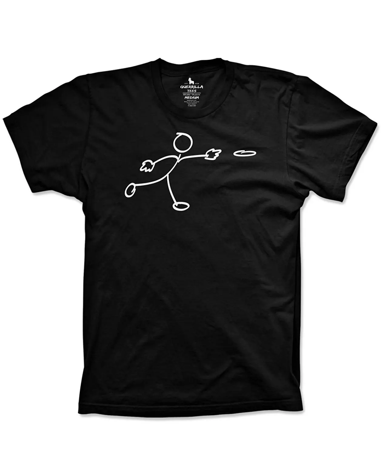 2019 Hot sale Fashion Stickman Disc Golfs Shirt Funny T shirts Frisbee Golfs Tee Summer Tees Tee shirt