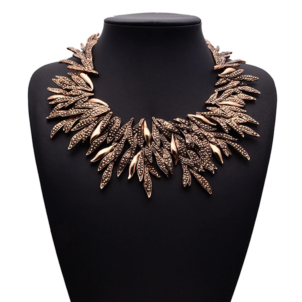 

Big Pendent Large Necklace Maxi Women CHEAP Fashion Jewelery Collares Metal Statement F1010 Bohemian 2 Colors