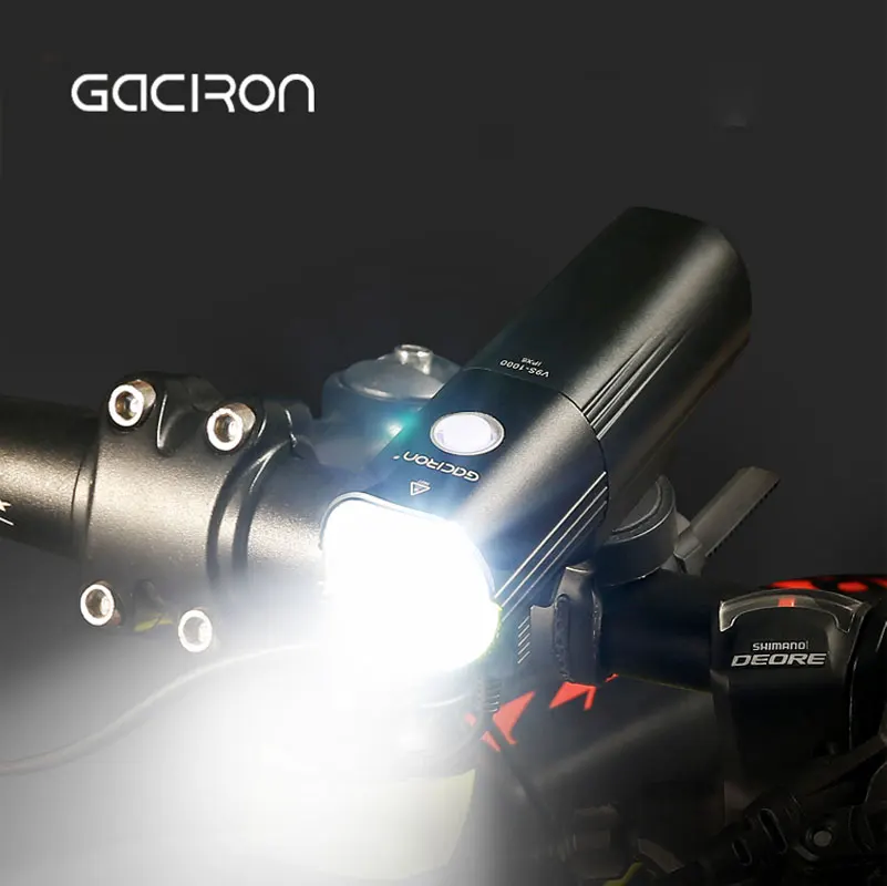 GACIRON V9S 1000 люмен велосипед светильник Перезаряжаемые велосипедный головной 4500