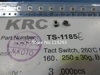 

[ BELLA]Taiwan KRC TS-1185 MP3MP4 3 * 4 * 2 Touch key switch import shrapnel environmental temperature--200PCS/LOT