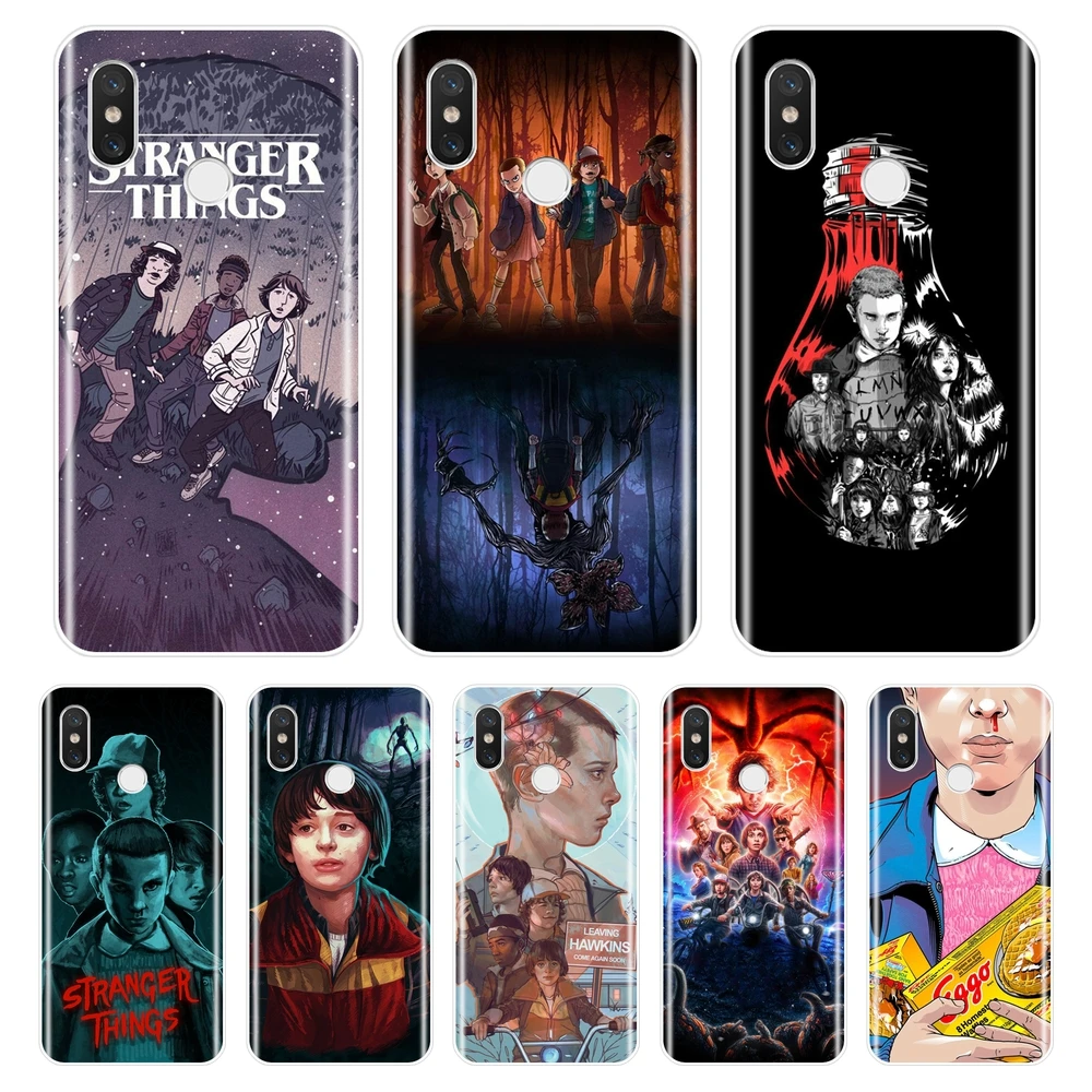 

Stranger Things Soft Back Cover For Xiaomi Mi 5 5C 5S 5X 6 6X Plus Phone Case Silicone For Xiaomi Mi A1 A2 8 SE Lite Coque Funda