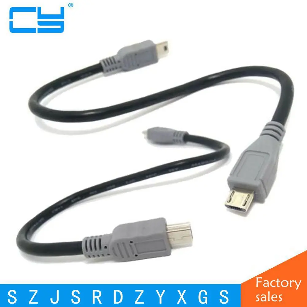 

Micro USB to mini USB Host OTG Cable for DAC Portable Digital Amplifier
