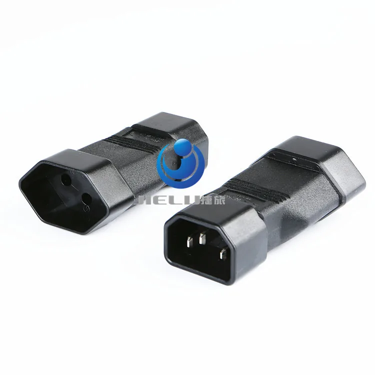 

EU Power plug , IEC 320 C14 Male Plug to European 2Pin Female Power Cable For UPS PDU