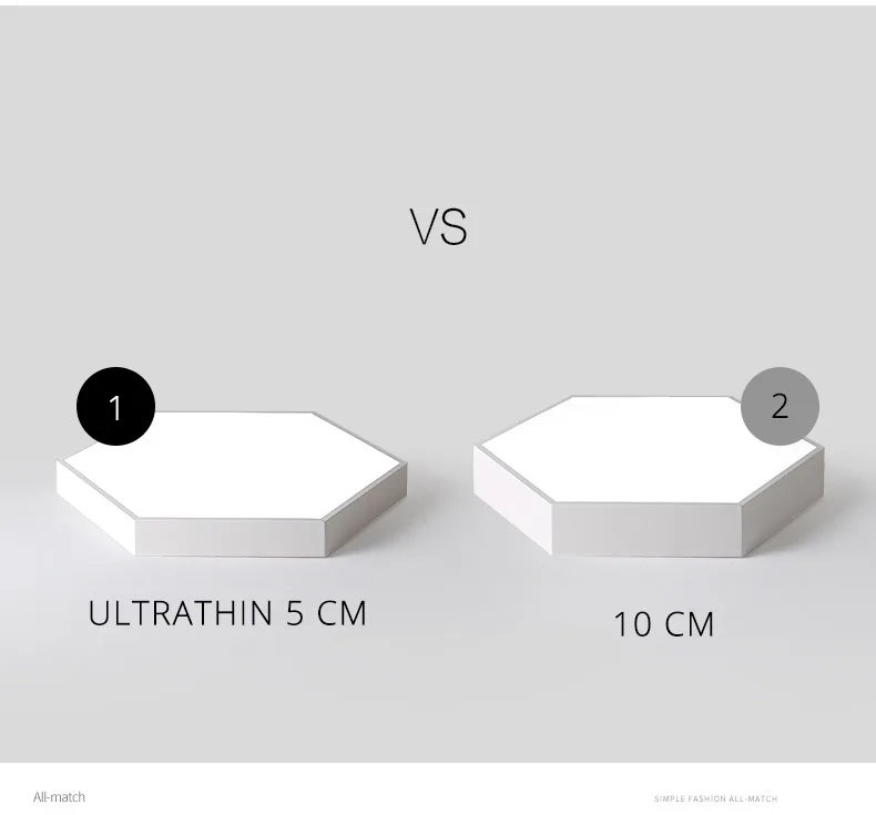 DX современные светодиодные потолочные лампы светильник для гостиной минималистичный пульт дистанционного управления ультра-тонкий шестигранный светильник с регулируемой яркостью