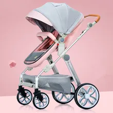 Adjustable Lightweight Luxury Baby Stroller Foldable Portable Stroller Hot Mom Stroller Pram Bebek Arabasi Coches de Bebe