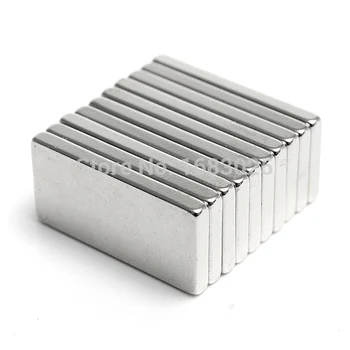 

10 Pcs Strong Block Cuboid Rare Earth Permanent Neodymium Magnets 20x10x2mm