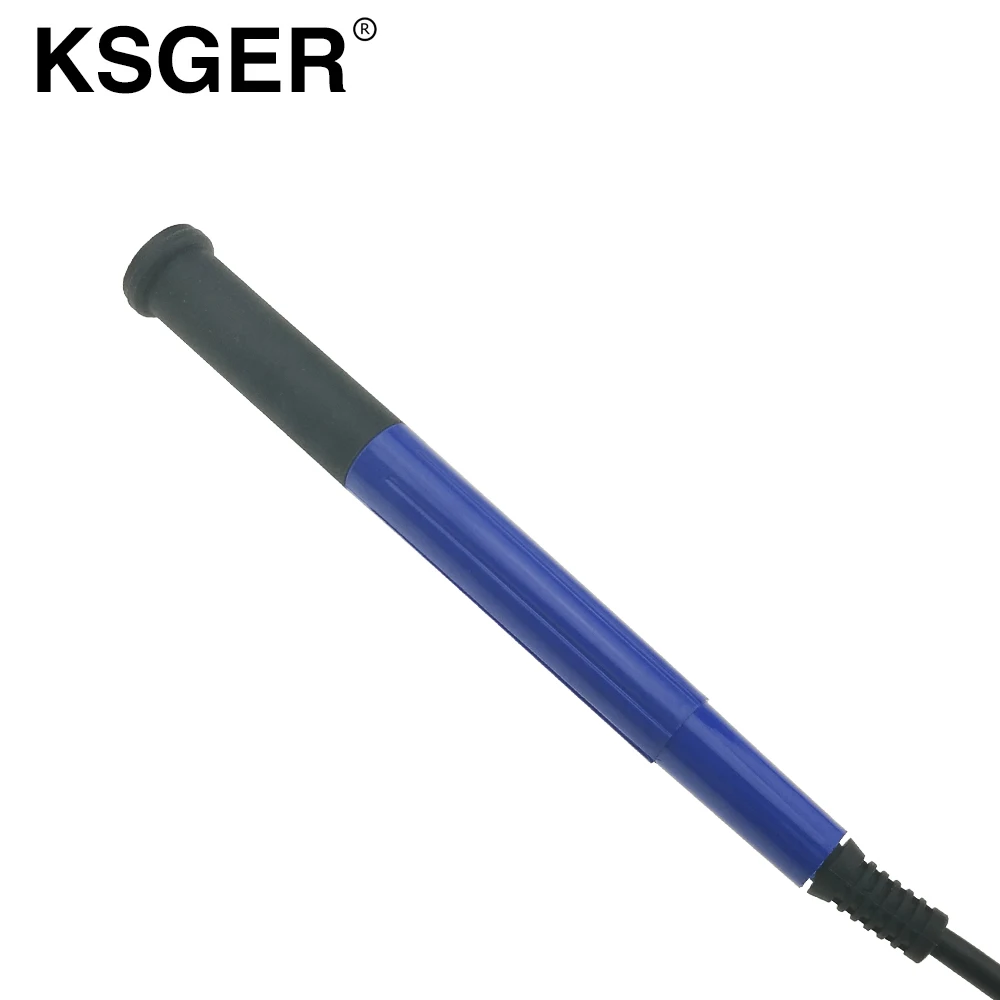 KSGER T12 STM32 OLED 9501 паяльная станция паяльник наконечники паяльная ручка GX12-5PIN разъем 5 Core Solft силиконовый провод