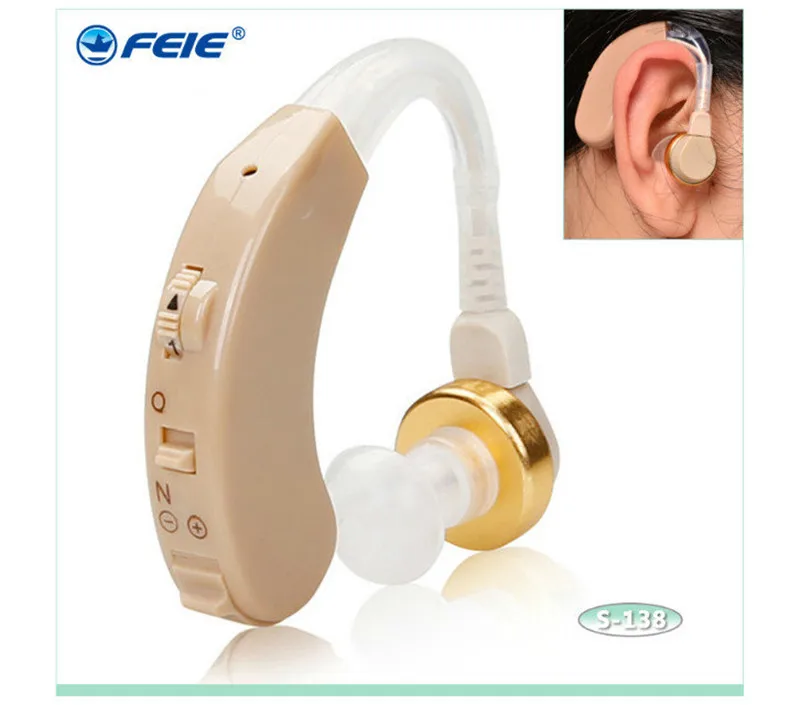 Personal Deafness Hearing Aid Cheap Ear Machine S 138 bte hearing aids