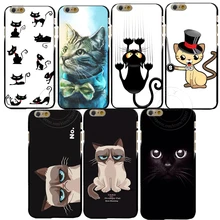 Grumpy Cute Cat PC Hard Case Cover For Apple iPhone X XS Max XR 4 4S
