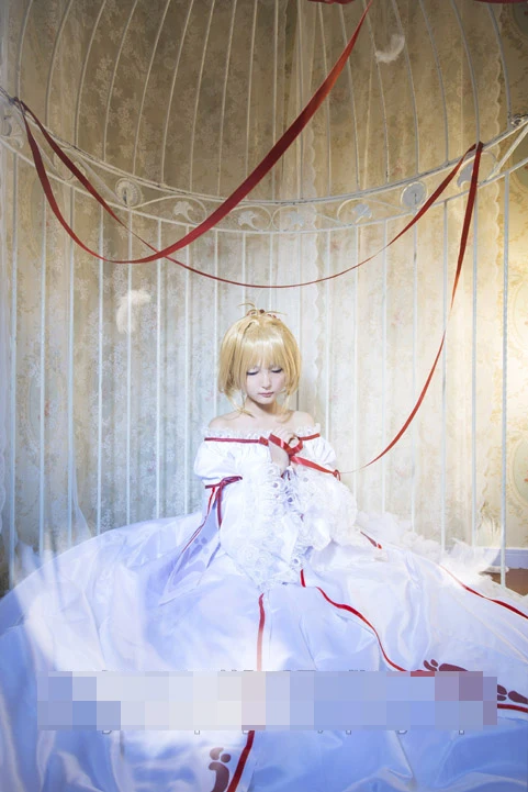 

CARDCAPTOR SAKURA KINOMOTO SAKURA full dress cosplay costume costom made