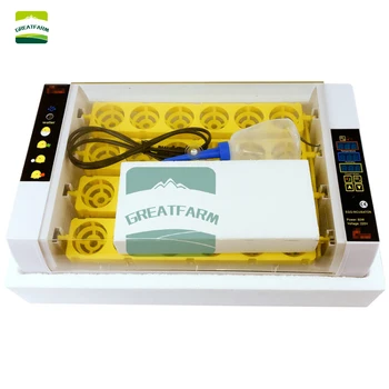 

New 60W Automatic 24 Eggs Incubator ABS Digital LED Turner Chicken Duck Eggs Poultry Incubation Tray Incubation Tools Supplies