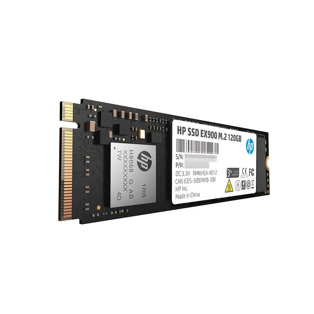 HP SSD 120GB EX900 M.2 PCIe 3.1 x 4 NVMe 3D TLC NAND HDD Internal Solid State Drive m.2 ssd for Gam