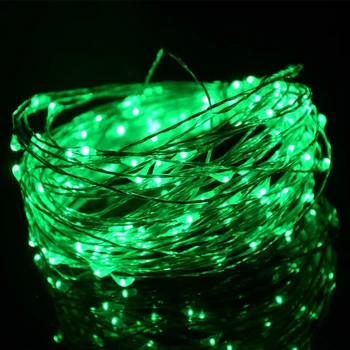 

LED String Lights 10M 5M Silver Wire Fairy Light Christmas Wedding Party Decoration LED Strip Lamp Holiday Lights