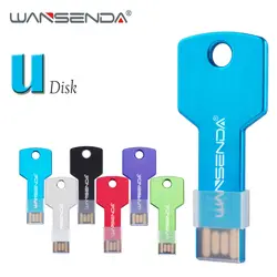 WANSENDA Ключ Форма USB флеш-накопитель водостойкий флеш-накопитель 4 ГБ 8 ГБ 16 ГБ 32 ГБ 64 ГБ Usb Stick Memory Disk Флешка флеш-накопитель