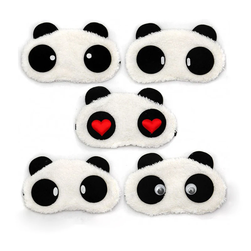 Панда Спящая маска для глаз Nap Eye Shade мультфильм повязка на глаза сна крышка