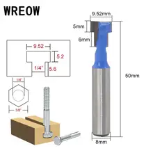 1pc 8mm Shank T-Slot Milling Cutters Router Bit carbide alloy Bit Steel Tungsten Carbide Cutters Woodworking Tool for Power Tool цена 1pc 8mm Shank T-Slot Milling Cutters Router Bit carbide alloy Bit Steel Tungsten Carbide Cutters Woodworking Tool for Power Tool цены онлайн