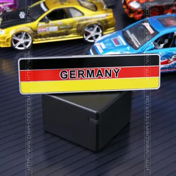 

ETIE High Quality Car Styling Sticker Design for Motorcycle Germany Team Goh Flag ABS Badge Moto-part Vinyl Wrap Car Accessories