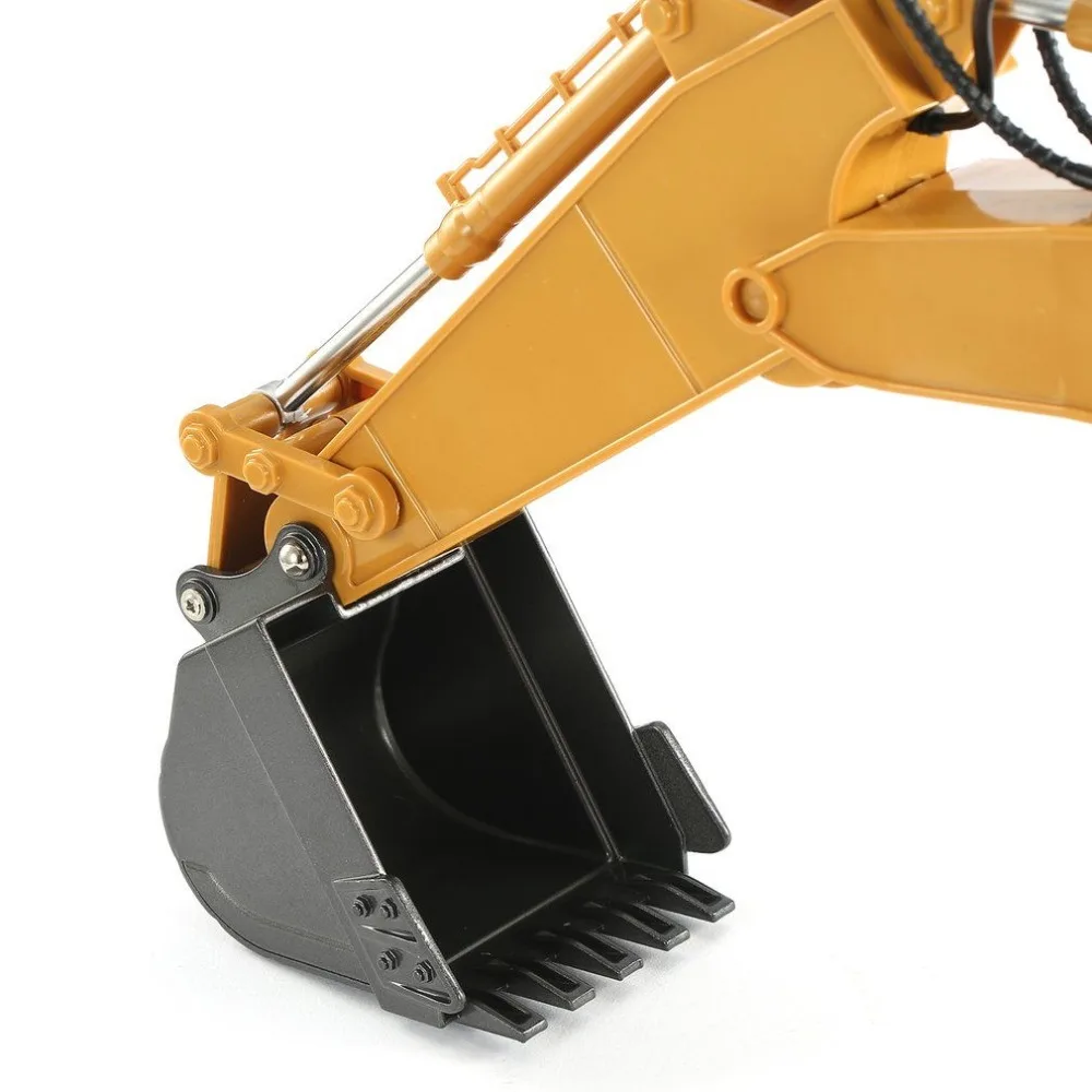 HUINA 7713-1 1/50 Scale Alloy Hydraulic Excavator Model Engineering Digging RTR Car model for Kids Boys Toys