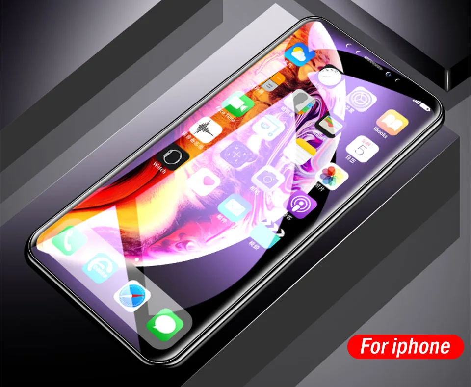 15D изогнутая Гидрогелевая пленка для iPhone 7 8 6 6S Plus XR X XS Max, мягкая защитная пленка для экрана для iPhone 11 Pro Max, мягкая пленка, не стекло