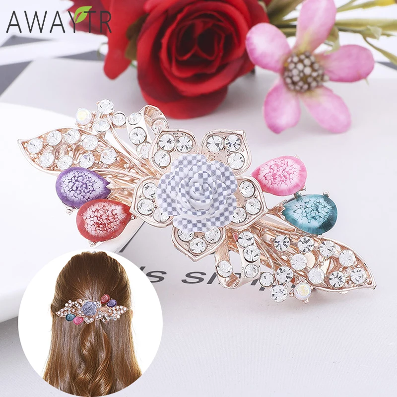 Buy Hair Accessories For Women Shiny Alloy Crystal