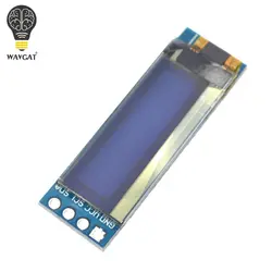 WAVGAT дюймов светодио дный O светодиодный модуль 0,91 "синий светодио дный LED 128X32 светодио дный ЖК светодио дный дисплей модуль 0,91" IIC общаться