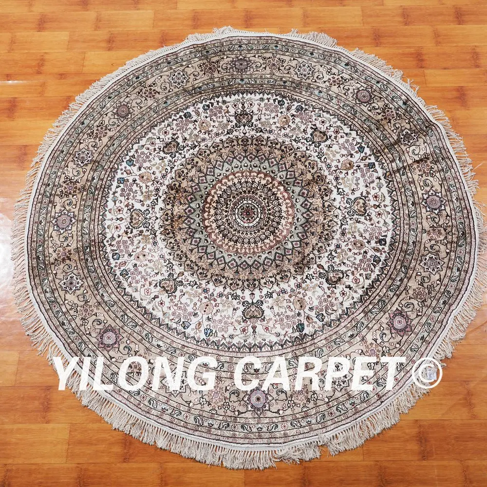 YILONG 6'x6' oriental exquisite persian design carpet nice handmade