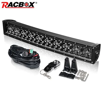 

5D 22 inch 200W Curved LED Light Bar Black Pearl Led Work Light For OffRoad Jeep 4x4 4WD ATV SUV UAZ Tractor Boat Car Motocycle