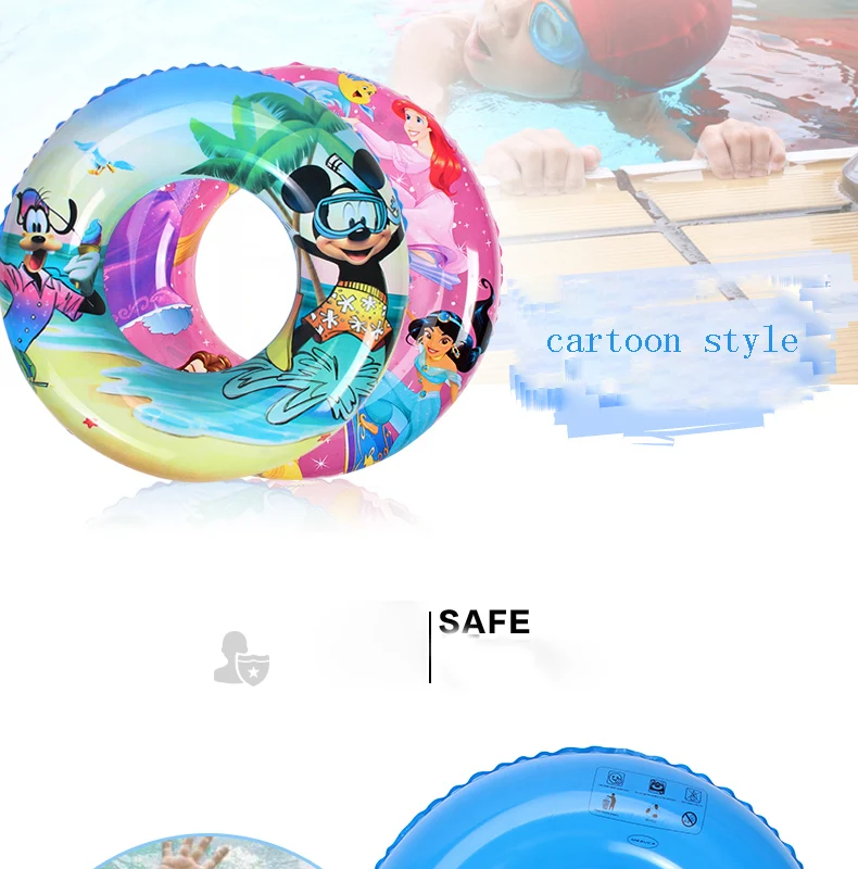 60cm swim pool floats inflatable kids swimming ring life PVC Inflatable pool float circle for children (3)