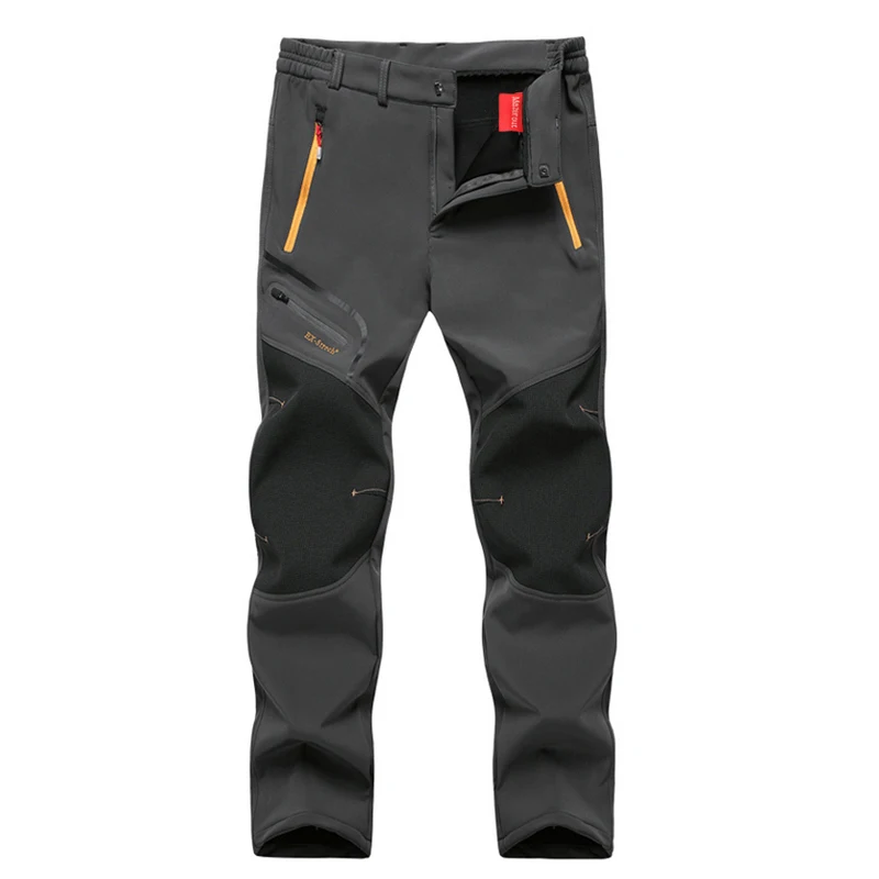 Vente Surdimensionné hommes hiver polaire imperméable pantalons de plein air coquille souple pantalon Camp poisson Trekking escalade randonnée Sport voyage formation