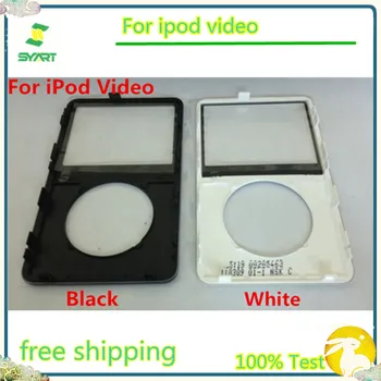 

Black White Transparent Plastic Shell Front Cover Panel Plate Faceplate Housing For iPod Video