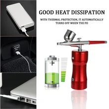 Портативный распылительный насос ручка воздушный компрессор Набор для художественной живописи ремесло спрей Торт Модель красивый аэрограф наборы(7cc жидкости чашки