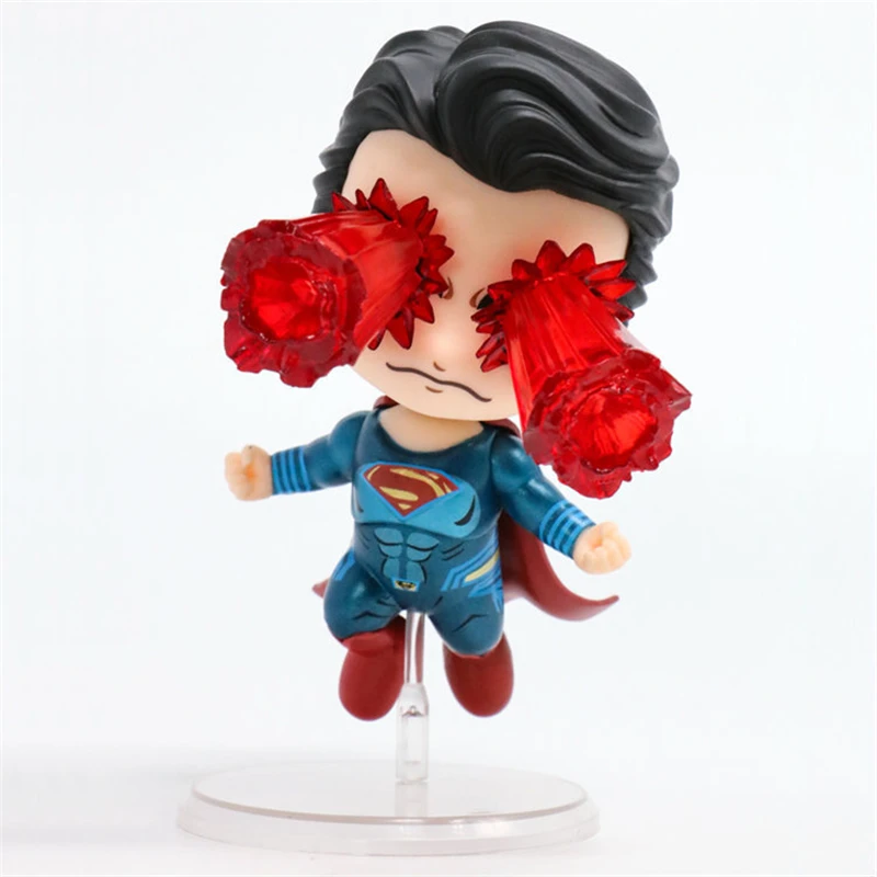 

DC Justice League Superman Super Hero COSBABY Wacky Wobbler Bobble Head PVC Action Figures Collectible Model Toys Doll 10CM