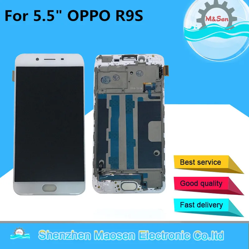 

M&Sen For 5.5" OPPO R9S LCD Screen Display+Touch Panel Screen Digitizer With Frame For OPPO R9S Lcd Display