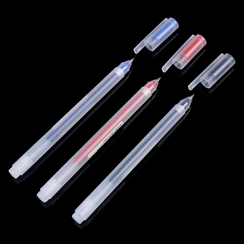 New Basic liner roller ball pen for writing signature 0.38mm ballpoint gel ink 3 color pens Office tools School supplies | Канцтовары
