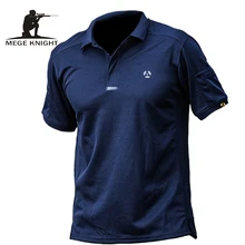 Брендовая одежда MEGE, летняя дышащая рубашка поло Coolmax из ткани для мужчин, поло Homme Camisa Polo Masculino, повседневное Мужское поло