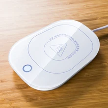 220V 55 градусов электрический Керамика плиты нагревателя теплее теплые Кофе молока печи термостат изоляции база Coaster Применение для чаш