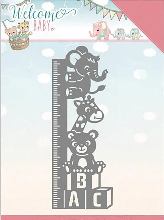 

McDies Baby Growth Chart metal cutting dies cut die mold 2019 New Scrapbook paper craft knife mould blade punch stencil dies