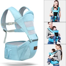 Бренд Регулируемый младенец новорожденный безопасности Перевозчик поясной ремень мягкий слинг кенгуру перевозчик рюкзак с геометрическим рисунком слинг